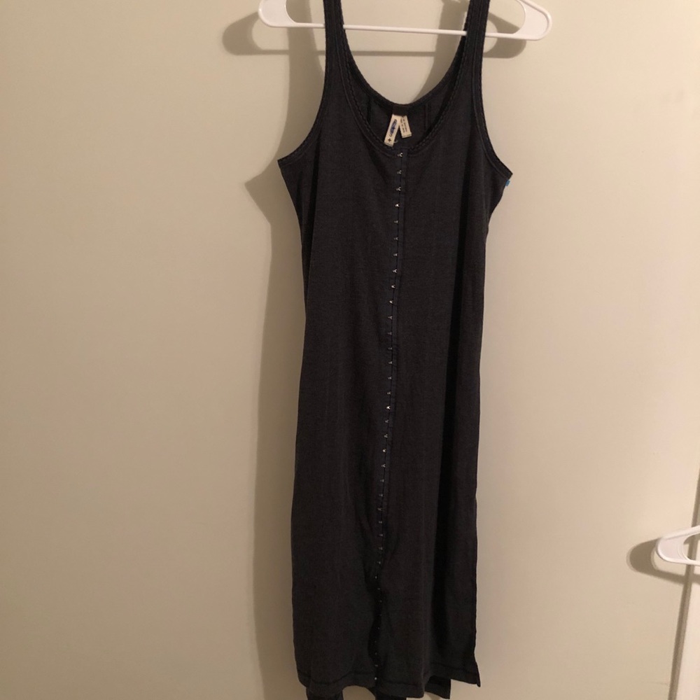 Free People Gray Strappy Dress, size small